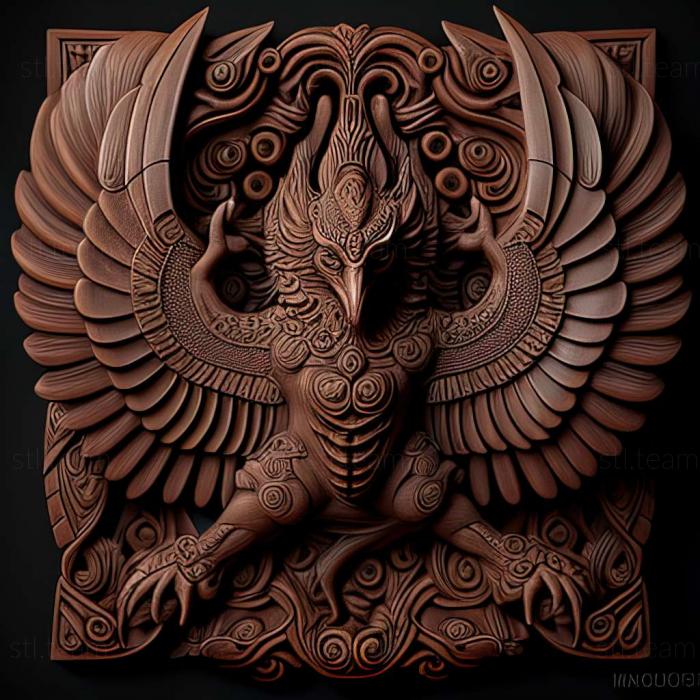 3D model Megalara garuda (STL)